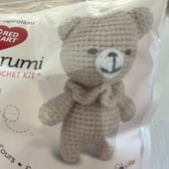 Red Heart Amigurumi Kit - Eddy the Bear - Picture 3 of 3